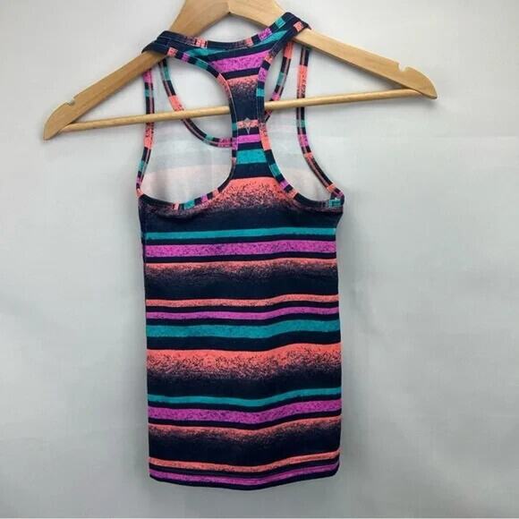 Ivivva (lululemon) Striped Racerback Tank Top (7) - Picture 2 of 3
